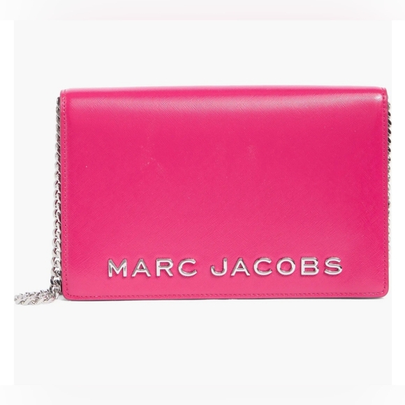 Marc Jacobs Handbags - Marc Jacobs Lipstick Pink Party Wallet Crossbody Bag